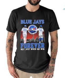 Toronto Blue Jays Vladimir Guerrero Jr And Bo Bichette Forever Not Just When We Win Signatures Shirt