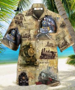 Train Amazing Locomotive Hawaiian Shirt