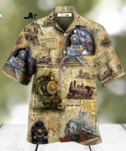 Train Amazing Locomotive Hawaiian Shirt