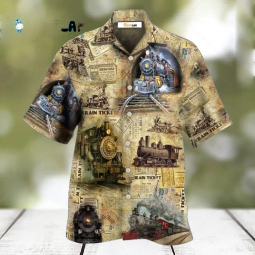 Train Amazing Locomotive Hawaiian Shirt