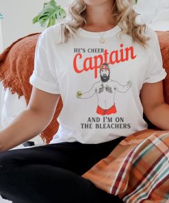 Travis Kelce He’s Cheer Captain And I’m On The Bleachers Shirt