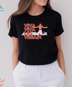 Travis Kelce Kansas City Chiefs Super Bowl LVIII Viva Viva Las Vegas Shirt