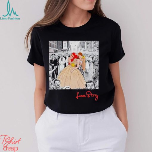 Travis Kelce and Taylor love story shirt