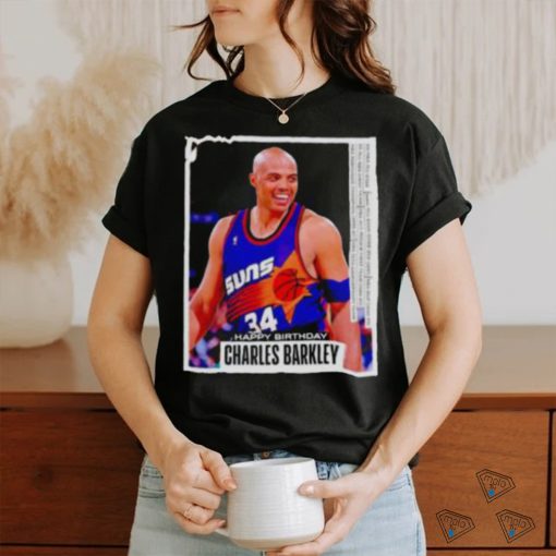 Trending Charles Barkley Happy Birthday Poster T Shirt