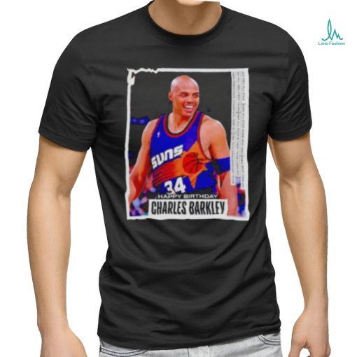 Trending Charles Barkley Happy Birthday Poster T Shirt