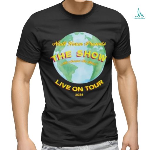 Trending Niall Horan Merch Store The Show World Tour Black T Shirt