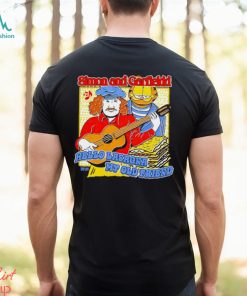 Trending Simon and Garfield Hello Lasagna my old friend shirt