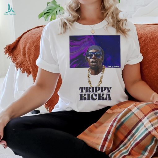 Trippy Kicka Zone 32 Podcast rapper shirt