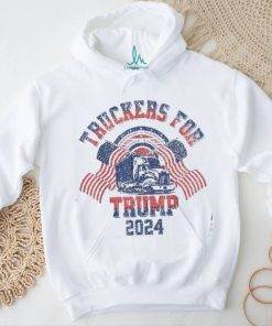 Truckers For Trump American Flag – 2024 Vintage Shirt