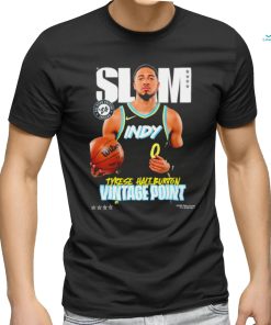 Tyrese Haliburton 24 vintage point Indiana Pacers basketball shirt