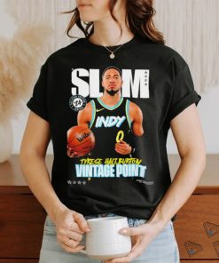 Tyrese Haliburton 24 vintage point Indiana Pacers basketball shirt