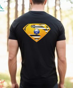 USA Flag Inside Buffalo Sabres Superman shirt