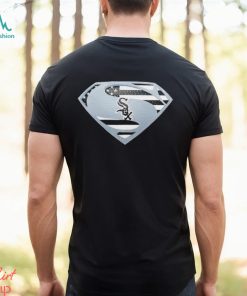 USA Flag Inside Chicago White Sox Superman shirt