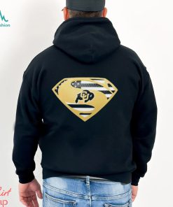 USA Flag Inside Colorado Buffaloes Superman shirt
