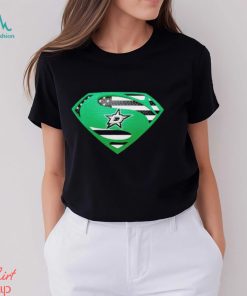 USA Flag Inside Dallas Stars Superman shirt