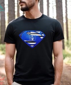 USA Flag Inside Duke Blue Devils Superman shirt