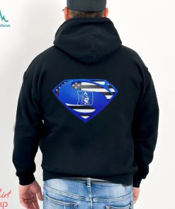 USA Flag Inside Duke Blue Devils Superman shirt