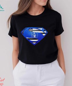 USA Flag Inside Duke Blue Devils Superman shirt