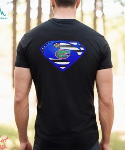 USA Flag Inside Florida Gators Superman shirt