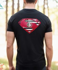 USA Flag Inside Florida State Seminoles Superman shirt
