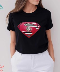 USA Flag Inside Florida State Seminoles Superman shirt
