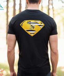 USA Flag Inside Georgia Tech Yellow Jackets Superman shirt