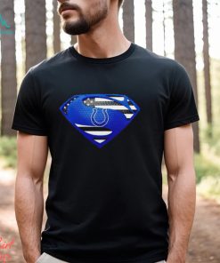 USA Flag Inside Indianapolis Colts Superman shirt