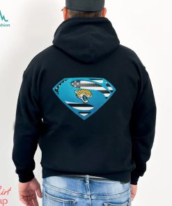 USA Flag Inside Jacksonville Jaguars Superman shirt