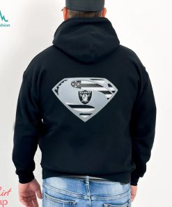 USA Flag Inside Las Vegas Raiders Superman shirt