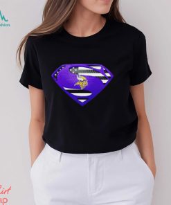 USA Flag Inside Minnesota Vikings Superman shirt