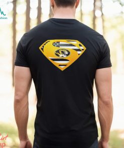 USA Flag Inside Missouri Tigers Superman shirt