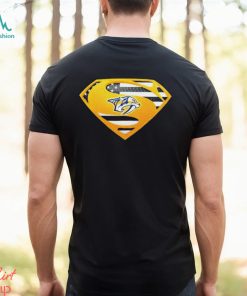 USA Flag Inside Nashville Predators Superman shirt