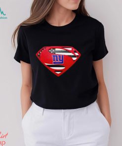 USA Flag Inside New York Giants Superman shirt