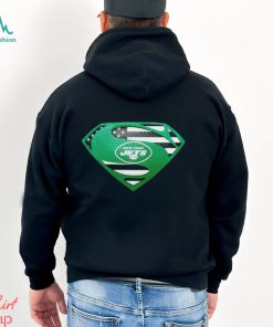 USA Flag Inside New York Jets Superman shirt