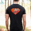 USA Flag Inside New York Islanders Superman shirt