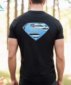 USA Flag Inside North Carolina Tar Heels Superman shirt