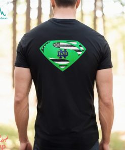 USA Flag Inside Notre Dame Fighting Irish Superman shirt