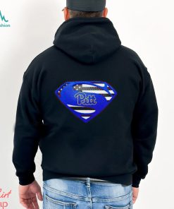 USA Flag Inside Pittsburgh Panthers Superman shirt