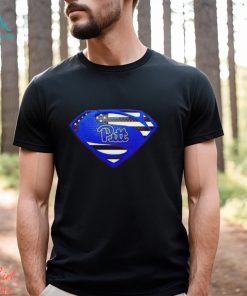 USA Flag Inside Pittsburgh Panthers Superman shirt