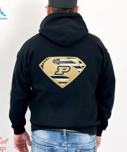 USA Flag Inside Purdue Boilermakers Superman shirt