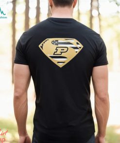 USA Flag Inside Purdue Boilermakers Superman shirt