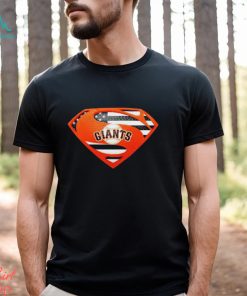 USA Flag Inside San Francisco Giants Superman shirt