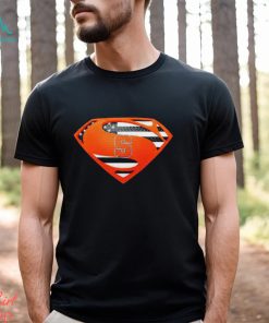 USA Flag Inside Syracuse Orange Superman shirt