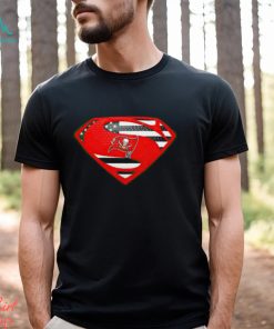 USA Flag Inside Tampa Bay Buccaneers Superman shirt