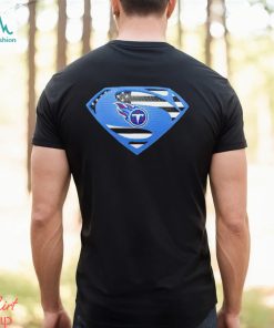 USA Flag Inside Tennessee Titans Superman shirt