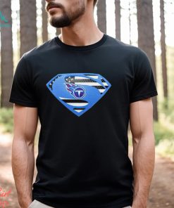 USA Flag Inside Tennessee Titans Superman shirt