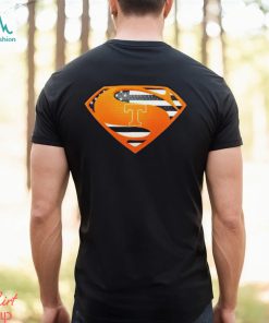 USA Flag Inside Tennessee Volunteers Superman shirt