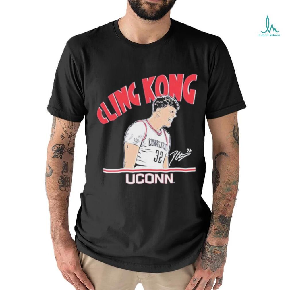 Uconn Basketball Donovan Clingan Cling Kong Shirt Uconn Basketball Donovan Clingan Cling Kong Shirt