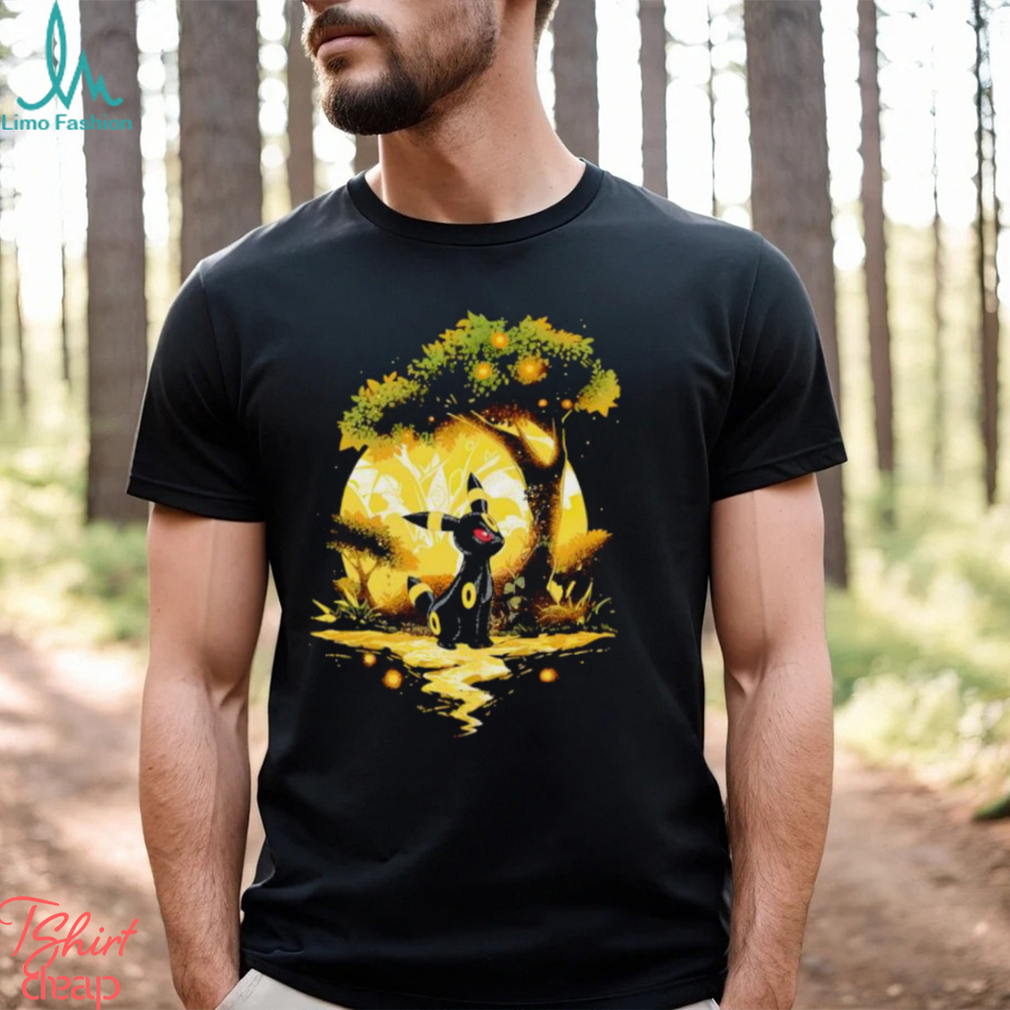 Umbreon Dark type under the tree shirt Umbreon Dark type under the tree shirt