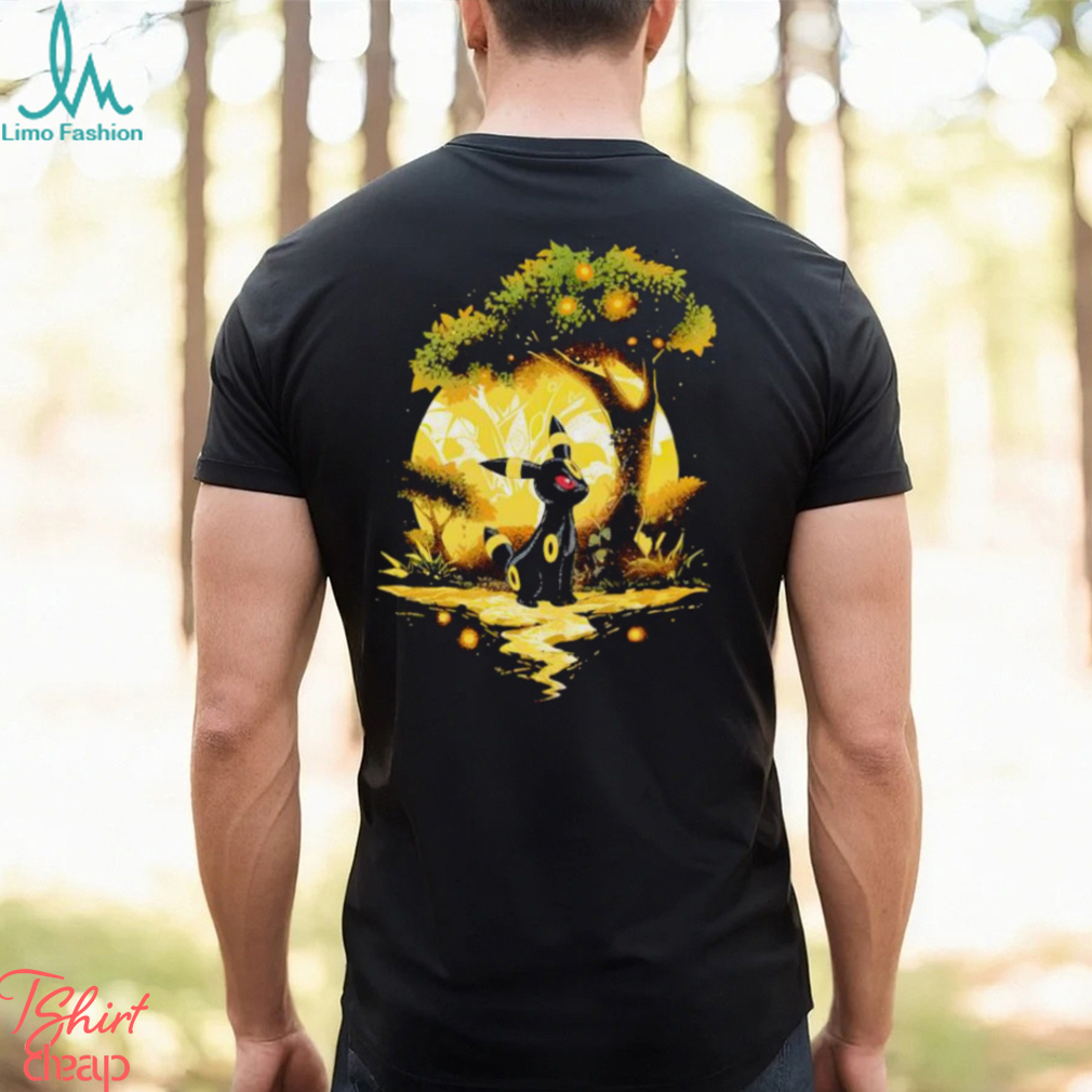 Umbreon Dark type under the tree shirt Umbreon Dark type under the tree shirt
